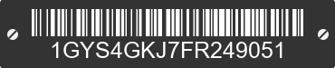 2015 CADILLAC Escalade 1GYS4GKJ7FR249051 VIN decoded