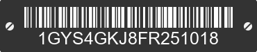 2015 CADILLAC Escalade 1GYS4GKJ8FR251018 VIN decoded