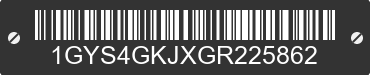 2016 CADILLAC Escalade 1GYS4GKJXGR225862 VIN decoded