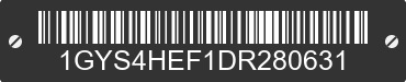 2013 CADILLAC Escalade 1GYS4HEF1DR280631 VIN decoded