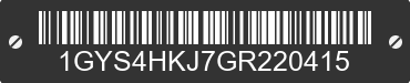 2016 CADILLAC Escalade 1GYS4HKJ7GR220415 VIN decoded