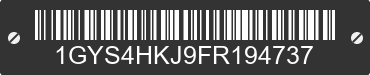 2015 CADILLAC Escalade 1GYS4HKJ9FR194737 VIN decoded