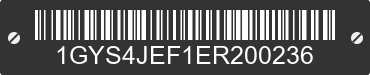2014 CADILLAC Escalade 1GYS4JEF1ER200236 VIN decoded