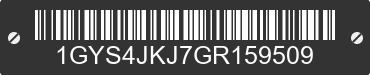 2016 CADILLAC Escalade 1GYS4JKJ7GR159509 VIN decoded