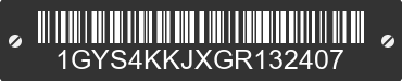 2016 CADILLAC Escalade 1GYS4KKJXGR132407 VIN decoded