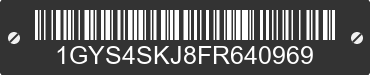 2015 CADILLAC Escalade 1GYS4SKJ8FR640969 VIN decoded