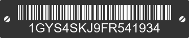 2015 CADILLAC Escalade 1GYS4SKJ9FR541934 VIN decoded