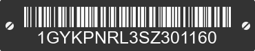2025 CADILLAC Lyriq 1GYKPNRL3SZ301160 VIN decoded
