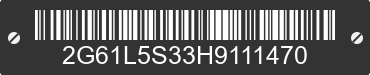 2017 CADILLAC XTS 2G61L5S33H9111470 VIN decoded