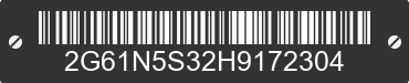 2017 CADILLAC XTS 2G61N5S32H9172304 VIN decoded