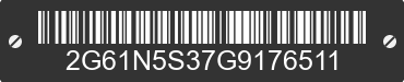 2016 CADILLAC XTS 2G61N5S37G9176511 VIN decoded