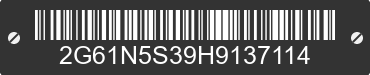 2017 CADILLAC XTS 2G61N5S39H9137114 VIN decoded
