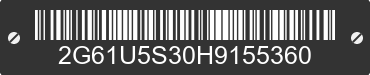 2017 CADILLAC XTS 2G61U5S30H9155360 VIN decoded