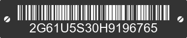 2017 CADILLAC XTS 2G61U5S30H9196765 VIN decoded