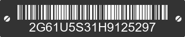 2017 CADILLAC XTS 2G61U5S31H9125297 VIN decoded