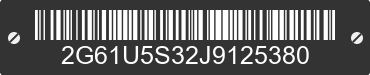 2018 CADILLAC XTS 2G61U5S32J9125380 VIN decoded