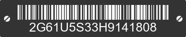 2017 CADILLAC XTS 2G61U5S33H9141808 VIN decoded