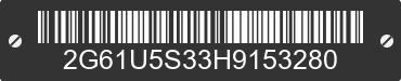 2017 CADILLAC XTS 2G61U5S33H9153280 VIN decoded