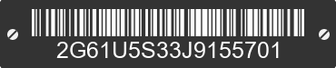 2018 CADILLAC XTS 2G61U5S33J9155701 VIN decoded