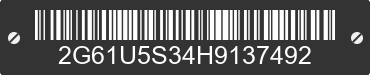 2017 CADILLAC XTS 2G61U5S34H9137492 VIN decoded