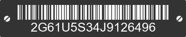 2018 CADILLAC XTS 2G61U5S34J9126496 VIN decoded