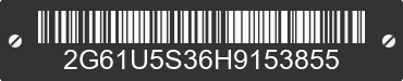 2017 CADILLAC XTS 2G61U5S36H9153855 VIN decoded