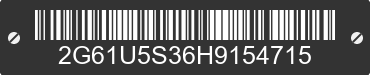 2017 CADILLAC XTS 2G61U5S36H9154715 VIN decoded