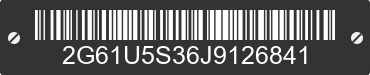 2018 CADILLAC XTS 2G61U5S36J9126841 VIN decoded