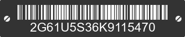 2019 CADILLAC XTS 2G61U5S36K9115470 VIN decoded