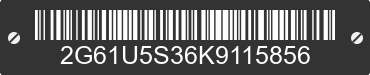 2019 CADILLAC XTS 2G61U5S36K9115856 VIN decoded