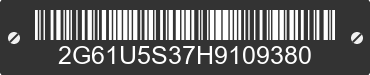 2017 CADILLAC XTS 2G61U5S37H9109380 VIN decoded