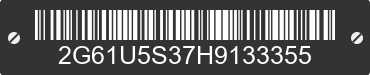 2017 CADILLAC XTS 2G61U5S37H9133355 VIN decoded