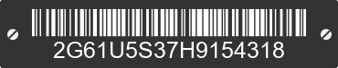 2017 CADILLAC XTS 2G61U5S37H9154318 VIN decoded