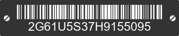 2017 CADILLAC XTS 2G61U5S37H9155095 VIN decoded