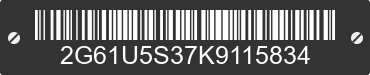 2019 CADILLAC XTS 2G61U5S37K9115834 VIN decoded