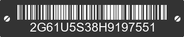 2017 CADILLAC XTS 2G61U5S38H9197551 VIN decoded