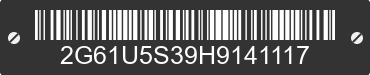 2017 CADILLAC XTS 2G61U5S39H9141117 VIN decoded
