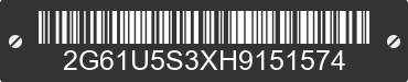 2017 CADILLAC XTS 2G61U5S3XH9151574 VIN decoded
