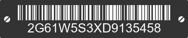2013 CADILLAC XTS 2G61W5S3XD9135458 VIN decoded