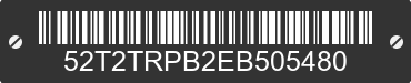 2014 CAM SUPERLINE Cam Superline 52T2TRPB2EB505480 VIN decoded