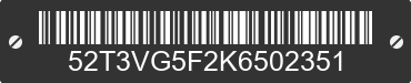 2019 CAM SUPERLINE Cam Superline 52T3VG5F2K6502351 VIN decoded