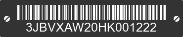 2017 CAN-AM Maverick X3 3JBVXAW20HK001222 VIN decoded