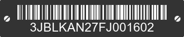 2015 CAN-AM Outlander 3JBLKAN27FJ001602 VIN decoded