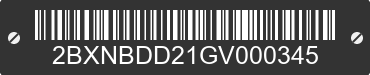 2016 CAN-AM Spyder 2BXNBDD21GV000345 VIN decoded