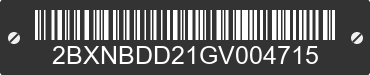 2016 CAN-AM Spyder 2BXNBDD21GV004715 VIN decoded