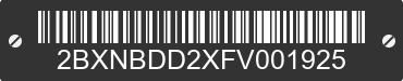 2015 CAN-AM Spyder 2BXNBDD2XFV001925 VIN decoded