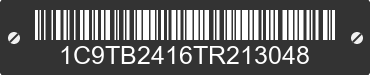 2026 CASITA ENTERPRISES, INC. Casita Enterprises, Inc. 1C9TB2416TR213048 VIN decoded