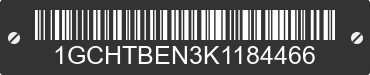 2019 CHEVROLET Colorado 1GCHTBEN3K1184466 VIN decoded