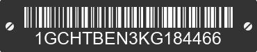 2019 CHEVROLET Colorado 1GCHTBEN3KG184466 VIN decoded