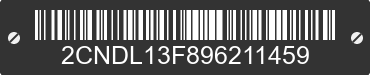 2009 CHEVROLET Equinox 2CNDL13F896211459 VIN decoded